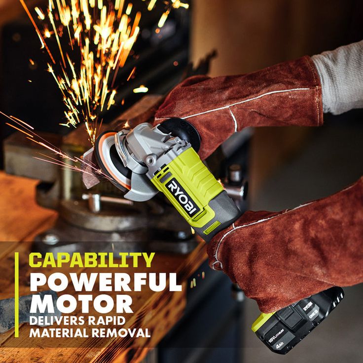 18-Volt ONE+ Cordless 4-1/2 in. Angle Grinder (Tool-Only)