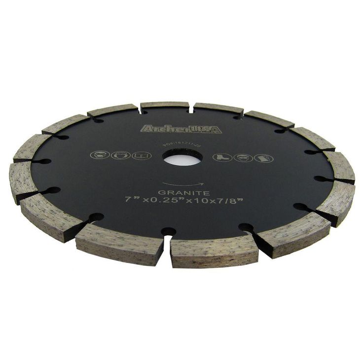 Archer USA 7 in. Tuck Point Diamond Blade for Mortar Removal and Grooving