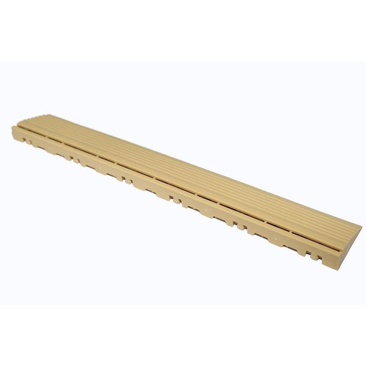 Swisstrax 15.75 in. Mocha Java Pegged Edging for 15.75 in. Swisstrax Modular Tile Flooring (2-Pack)
