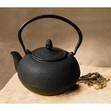 3 l Hakone Matte Black Cast Iron Teapot/Wood Stove Humidifier