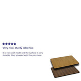 Natural/Walnut Table Top - Super Arbor