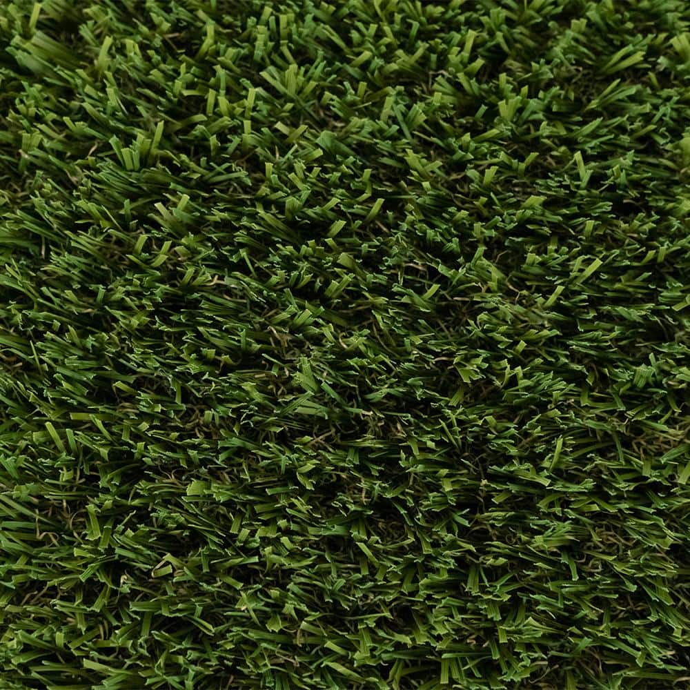 TURF DISTRIBUTORS Eco 72 Deep Green 15 ft. Wide x Cut to Length Artificial Turf