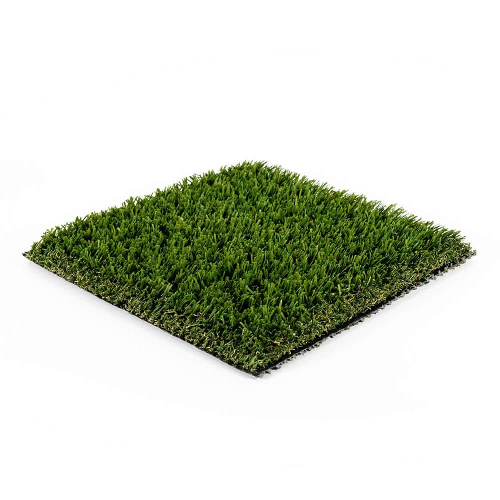 TURF DISTRIBUTORS Eco 72 Deep Green 15 ft. Wide x Cut to Length Artificial Turf