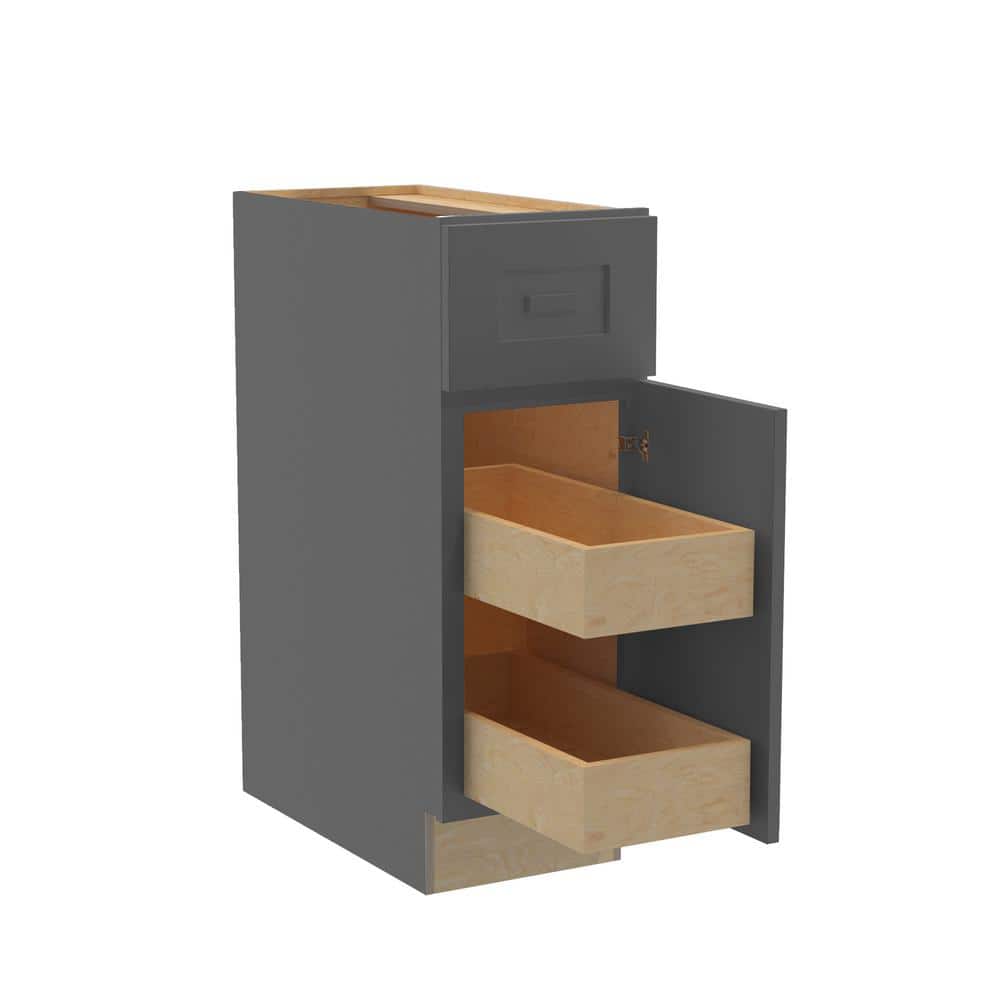 Home Decorators Collection Grayson Deep Onyx Base Kitchen Cabinet
