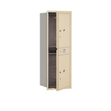 41 in. H x 16 3/4 in. W - Parcel Locker - 2 PL5's - Aluminum - Front Loading 4C Horizontal Mailbox - Super Arbor