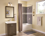 Hensley Single-Handle 1-Spray Tub and Shower Faucet in Spot Resist Brushed Nickel (Valve Included)