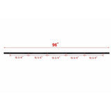 16 ft. Country Sliding Standard Double Track Barn Door Hardware Kit - Super Arbor