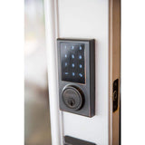 DELANEY HARDWARE Polished Chrome Touchscreen Z-Wave Smartlock Single Cylinder Deadbolt
