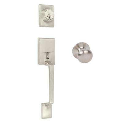 Weslock 
    Molten Bronze Single Cylinder Oil-Rubbed Bronze Right-Hand Stonebriar Door Handleset with Carlow Lever - Super Arbor