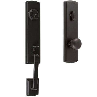 Toledo Fine Locks 
    Oviedo Double Cylinder Satin Nickel Door Handleset - Super Arbor