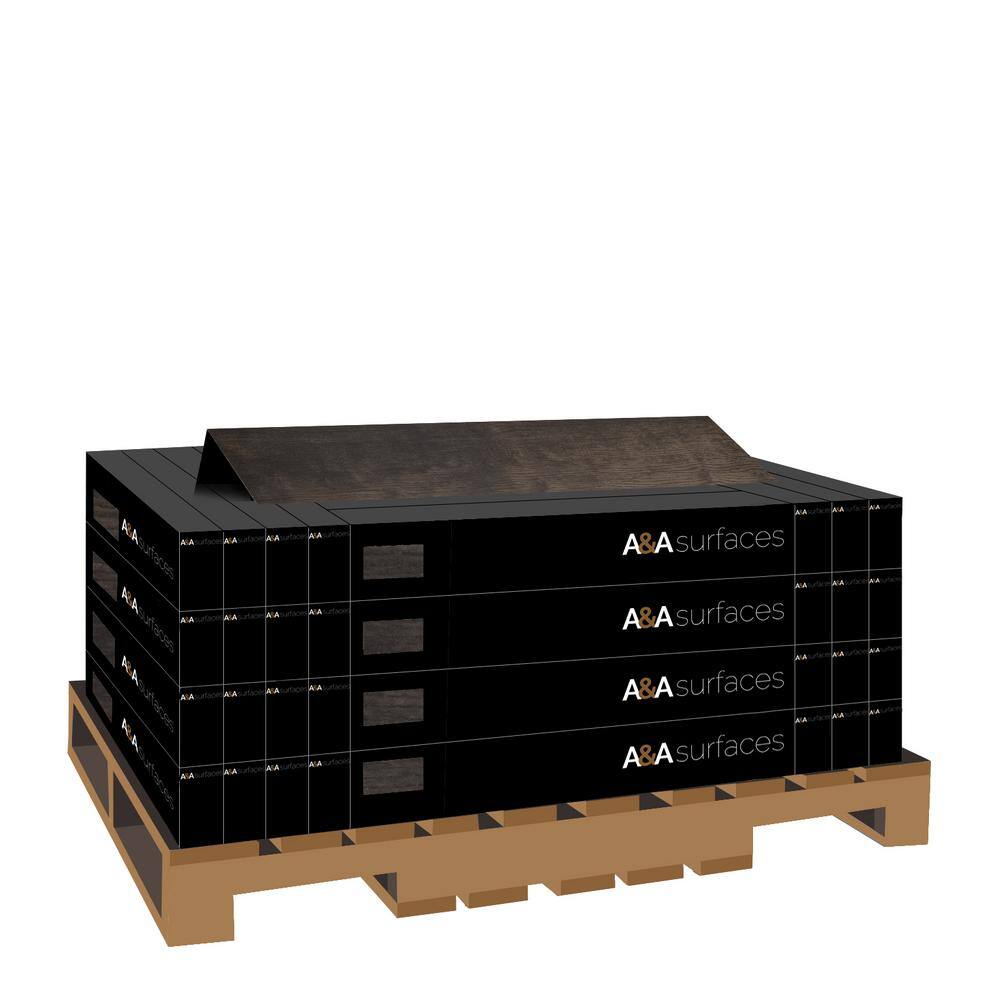 A&A Surfaces Woodridge Derlin Oak 0.28 in. x 6.5 in. Waterproof Wire Brushed Engineered Hardwood Flooring (1040.16 sq. ft./pallet)
