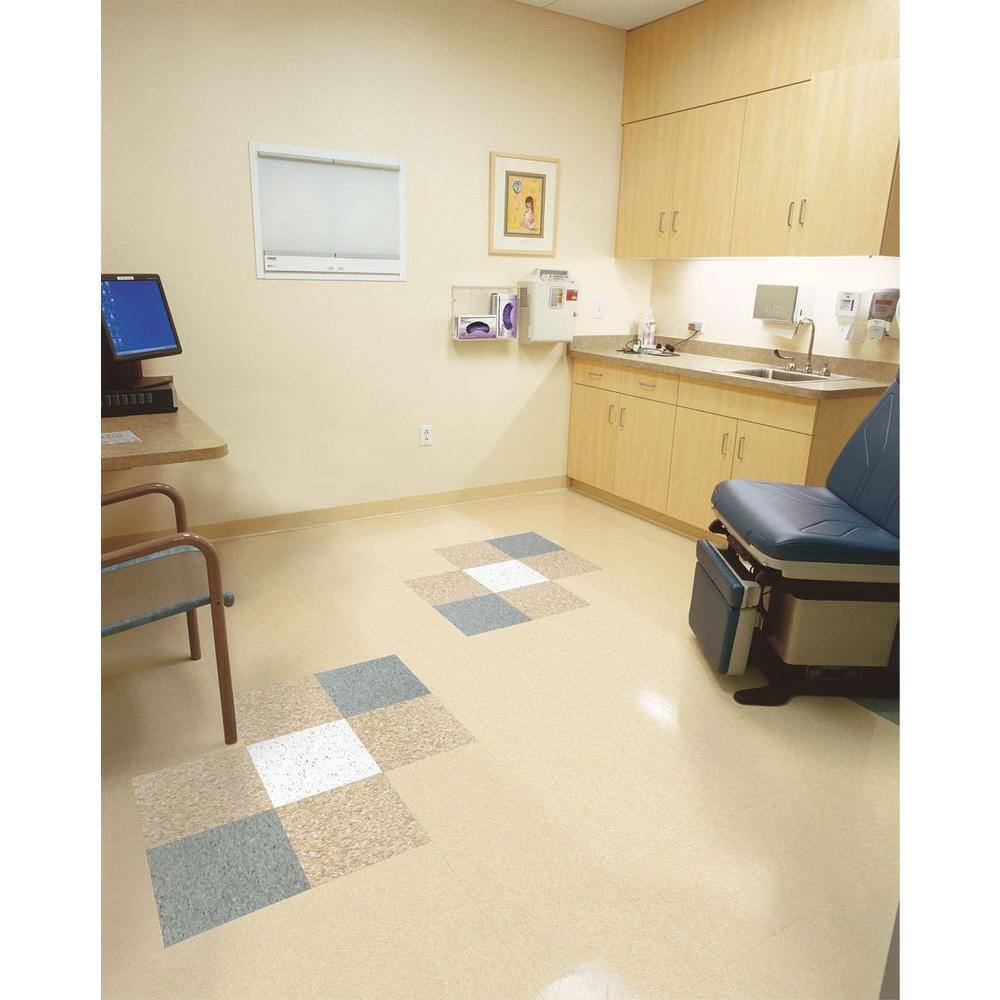 Armstrong Imperial Texture VCT 12 in. x 12 in. Desert Beige Standard Excelon Commercial Vinyl Tile (45 sq. ft. / case)
