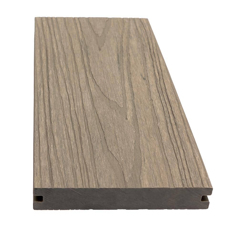 CREATIVE SURFACES 1 in. x 5.43 in. x 8 ft. Desert Stone Composite Decking Boards (4-Pack)
