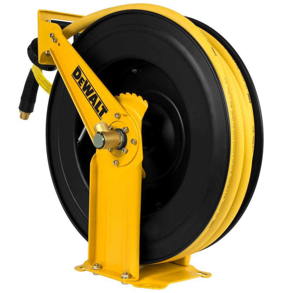 DEWALT 1/2 in. x 50 ft. Double Arm Auto Retracting Air Hose Reel
