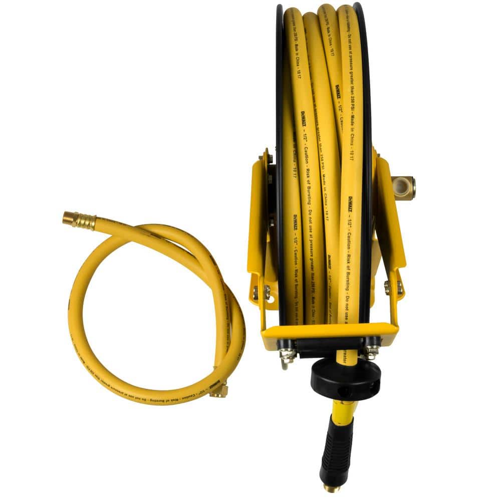 DEWALT 1/2 in. x 50 ft. Double Arm Auto Retracting Air Hose Reel