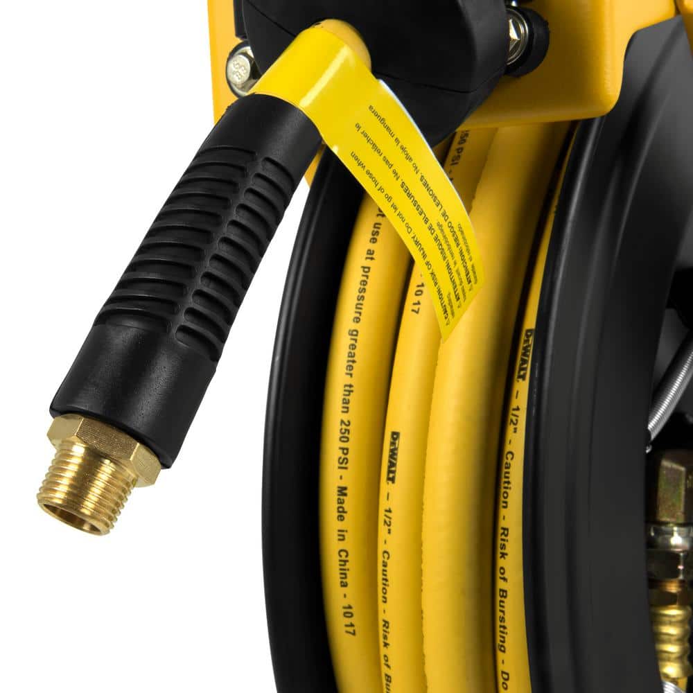 DEWALT 1/2 in. x 50 ft. Double Arm Auto Retracting Air Hose Reel