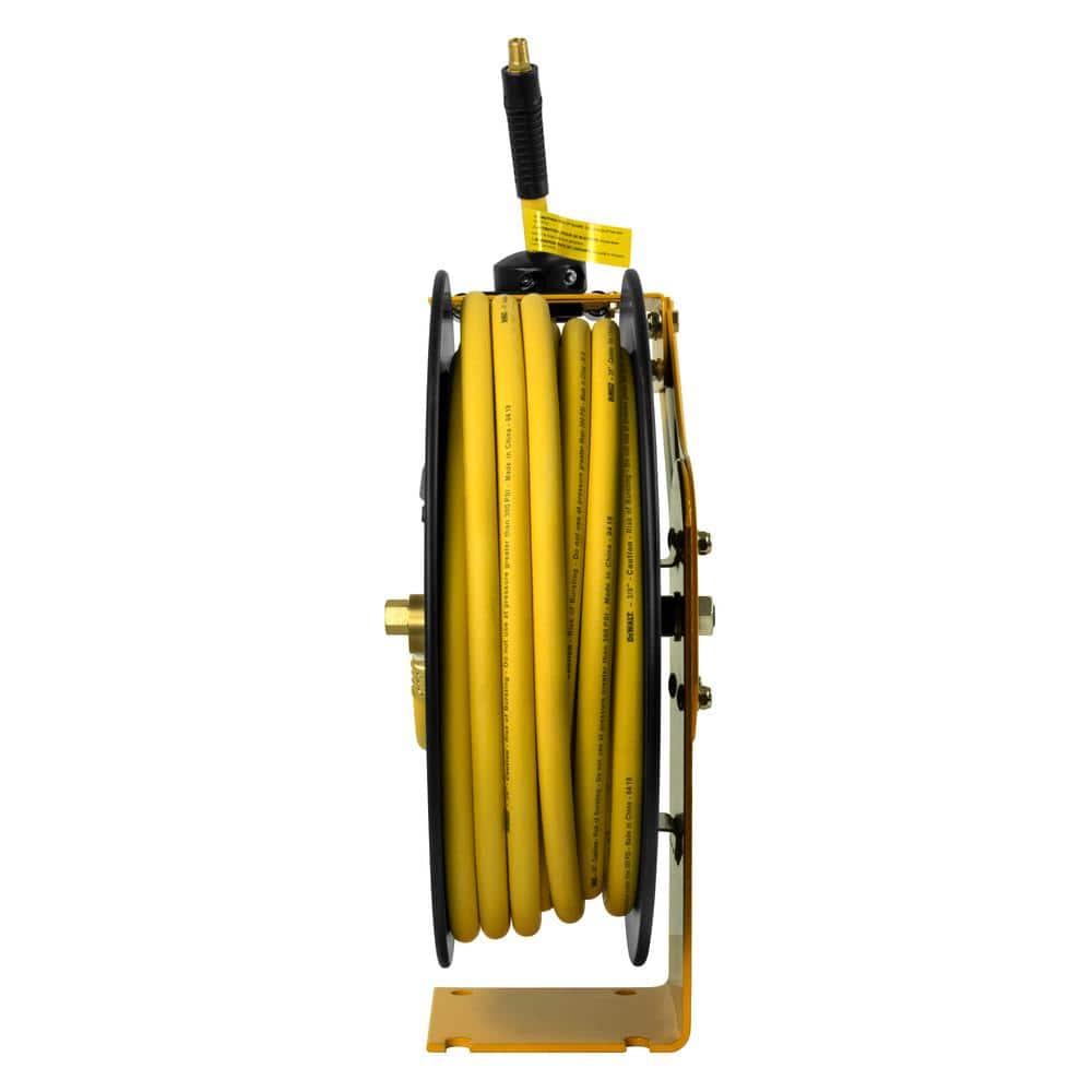 DEWALT 3/8 in. x 50 ft. Single Arm Auto Retracting Air Hose Reel