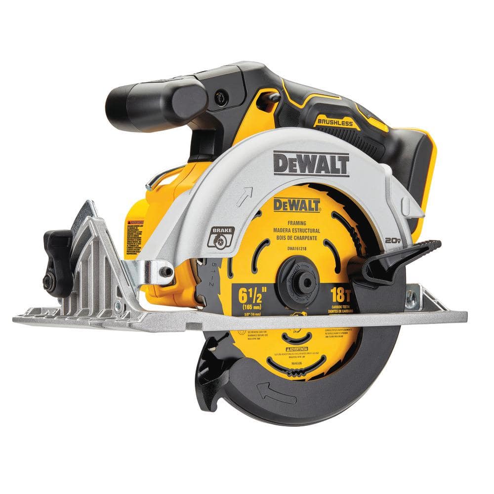 DEWALT 20V MAX Cordless Brushless Circular Saw Kit with Batteries