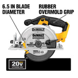DEWALT 20V MAX Cordless 6-1/2 in. Circular Saw Kit with Battery and Charger