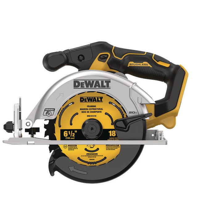 DEWALT 20V MAX Cordless Brushless 6-1/2 in. Circular Saw (Tool Only)