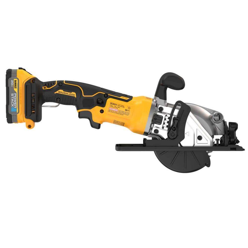 DEWALT Atomic 20V MAX Cordless Brushless Circular Saw Kit with Battery and Charger