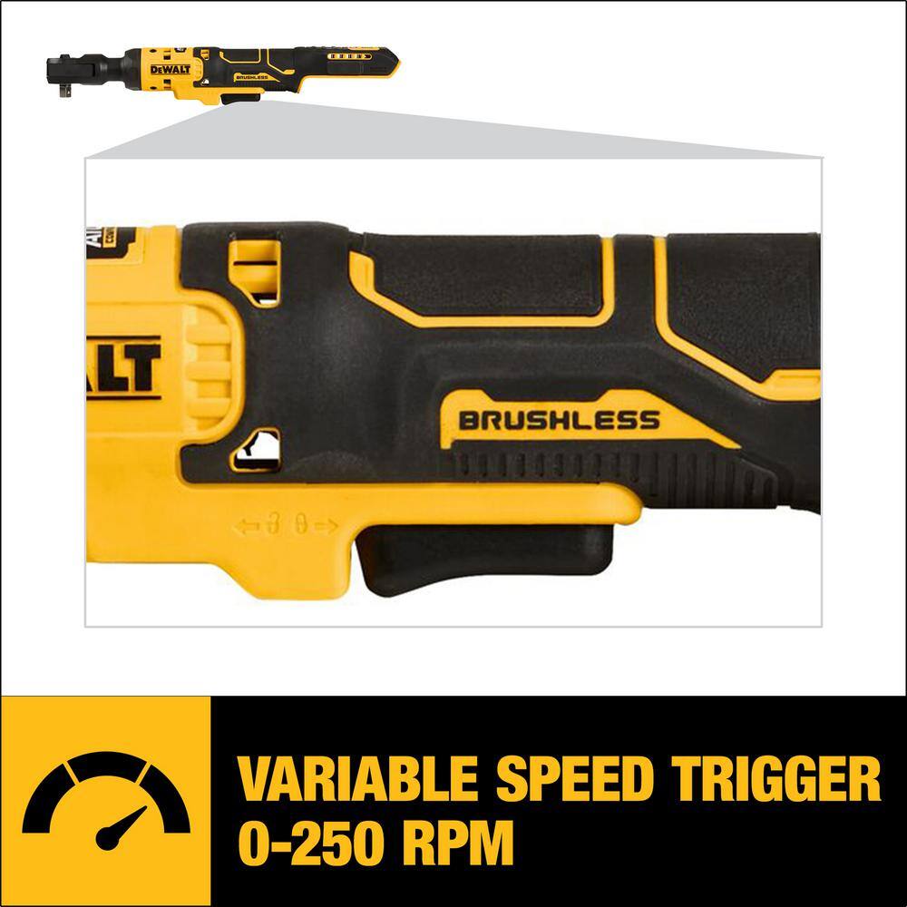 DEWALT 20V MAX Cordless Brushless Circular Saw and Ratchet Combo