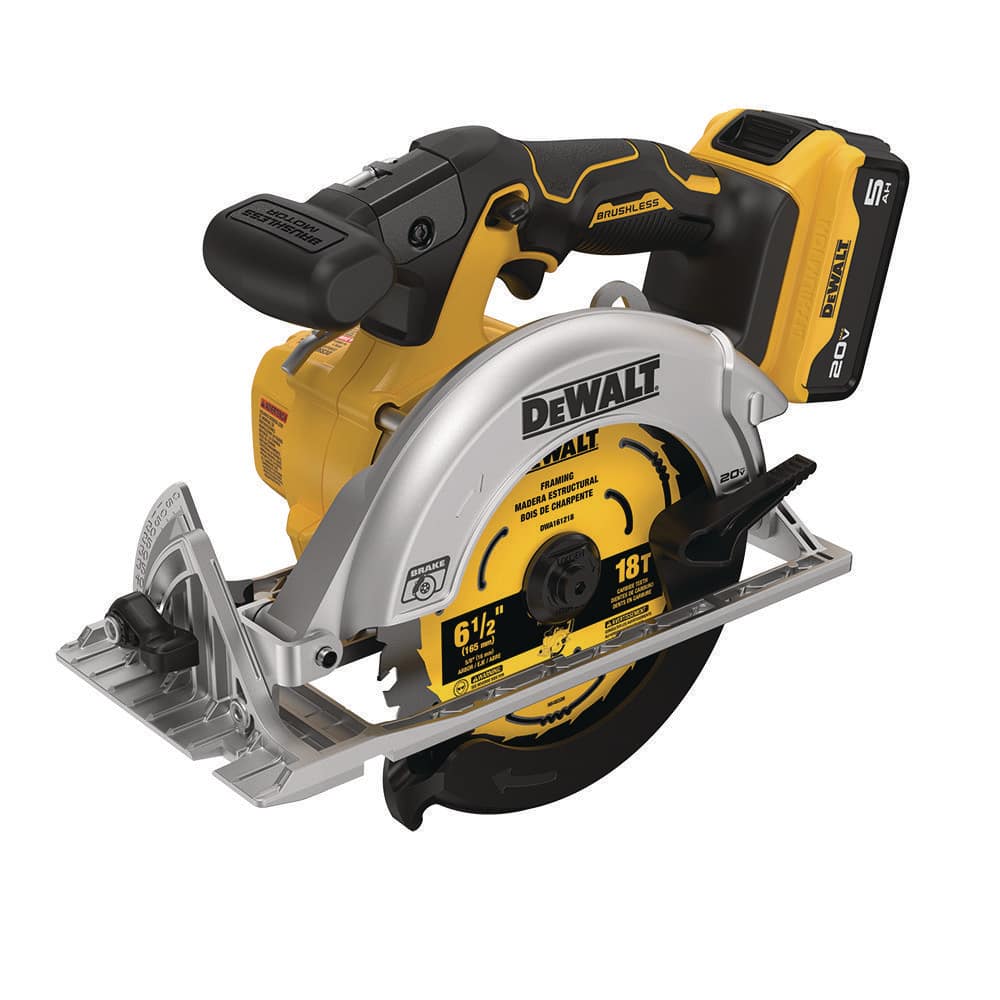 DEWALT 20V MAX Lithium-Ion Cordless 6-1/2 in. Circular Saw (Tool Only)