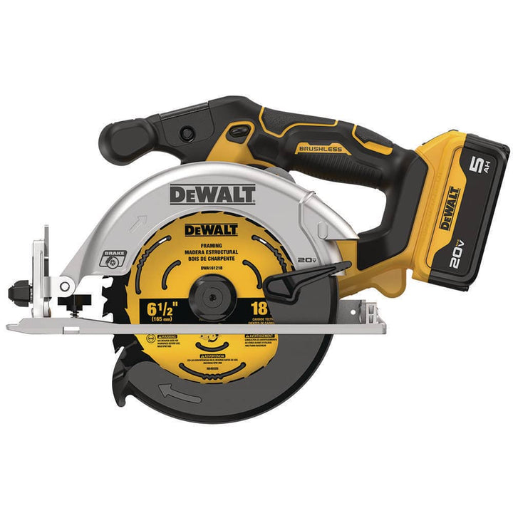DEWALT 20V MAX Lithium-Ion Cordless 6-1/2 in. Circular Saw (Tool Only)