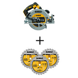 DEWALT 20V MAX XR Cordless Brushless Circular Saw with FLEXVOLT Blades