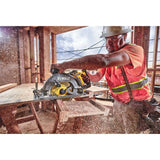DEWALT FLEXVOLT 60V MAX Lithium-Ion Cordless Brushless 7-1/4 in. Wormdrive Style Circular Saw with FLEXVOLT 9.0Ah Battery Pack