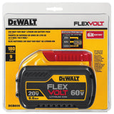 DEWALT FLEXVOLT 60V MAX Lithium-Ion Cordless Brushless 7-1/4 in. Wormdrive Style Circular Saw with FLEXVOLT 9.0Ah Battery Pack