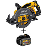 DEWALT FLEXVOLT 60V MAX Cordless Brushless 7-1/4 in. Wormdrive Style Circular Saw with FLEXVOLT 6.0Ah Battery