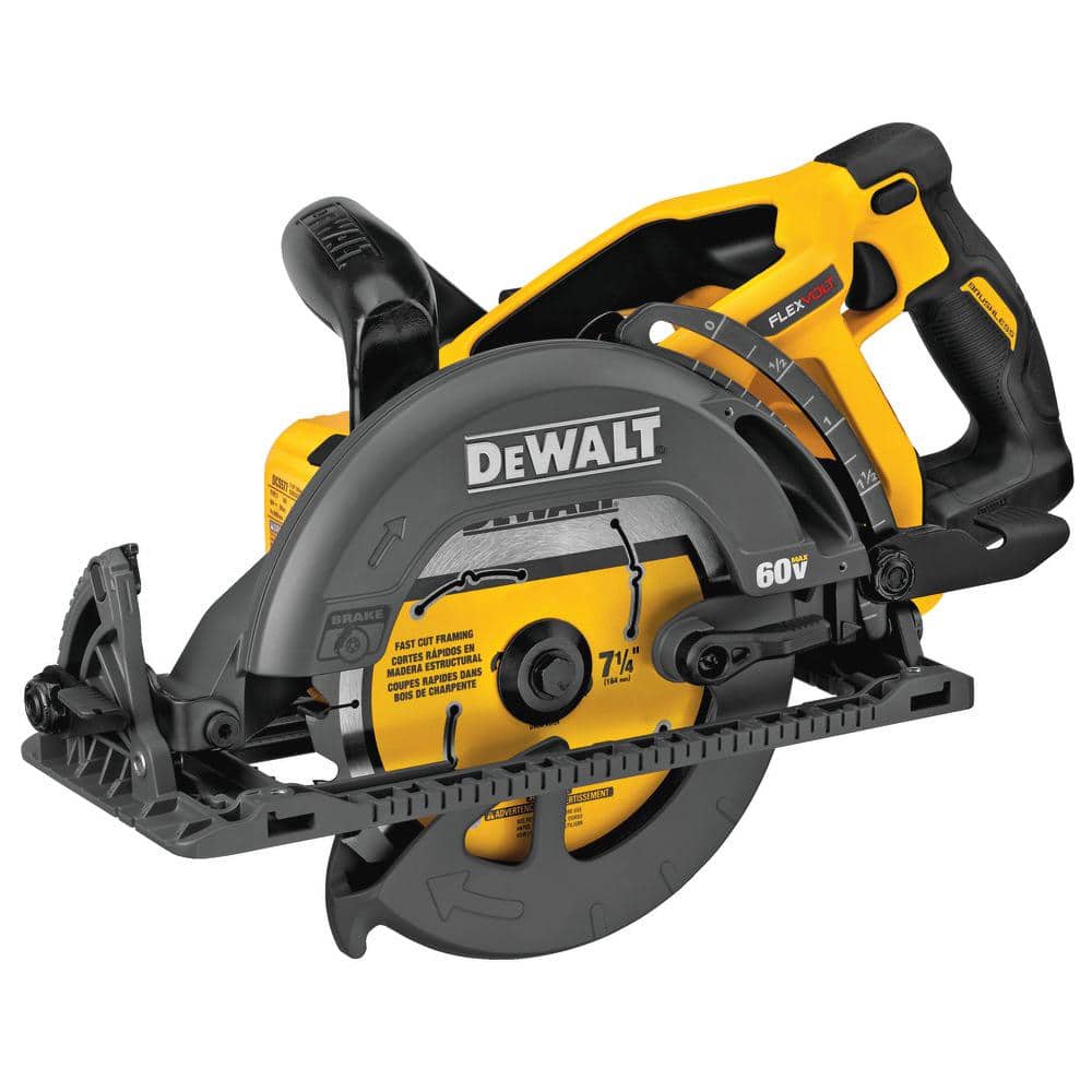 DEWALT FLEXVOLT 60V MAX Cordless Brushless 7-1/4 in. Wormdrive Style Circular Saw with FLEXVOLT 6.0Ah Battery