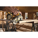 DEWALT FLEXVOLT 60V MAX Lithium-Ion Cordless Brushless 7-1/4 in. Circular Saw Kit with (2) Batteries & Charger, Bonus 60V Reciprocating Saw