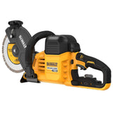 DEWALT FLEXVOLT 60V Lithium‑Ion Cordless 9 in. Cut-Off/Construction Saw with (2) FLEXVOLT Batteries, Bonus 4-1/2 in. Angle Grinder