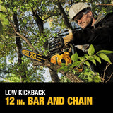 DEWALT 12 in. 20V MAX XR Lithium‑Ion Cordless Brushless Chainsaw (Tool Only)