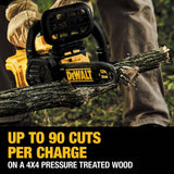 DEWALT 12 in. 20V MAX XR Lithium‑Ion Cordless Brushless Chainsaw (Tool Only)