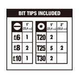 DEWALT MAXFIT Screwdriving Drill Bit Set, 60-Piece (DWAMF60)