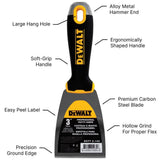 DEWALT 3 in. Carbon Steel Joint Knife with Soft Grip Handle
