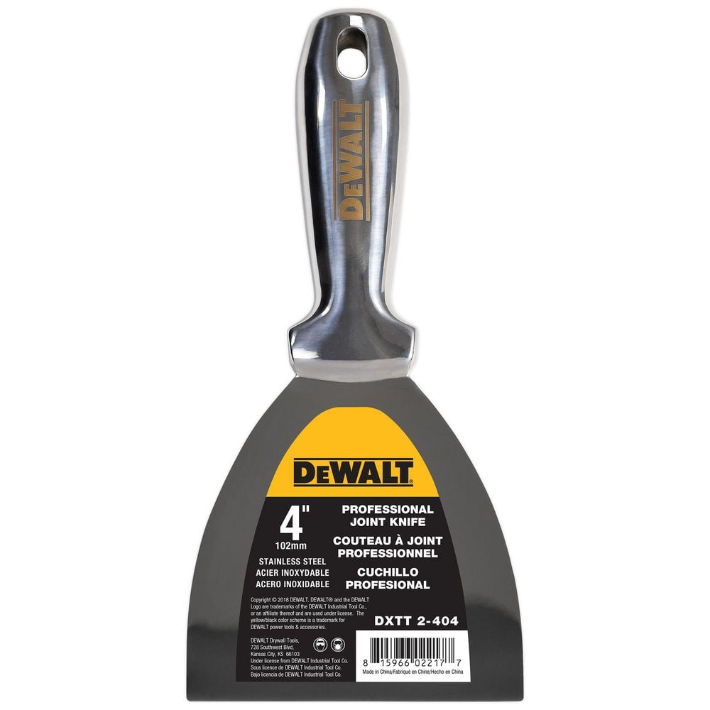 DEWALT 4 in. Stainless Steel Joint Knife with Welded Handle