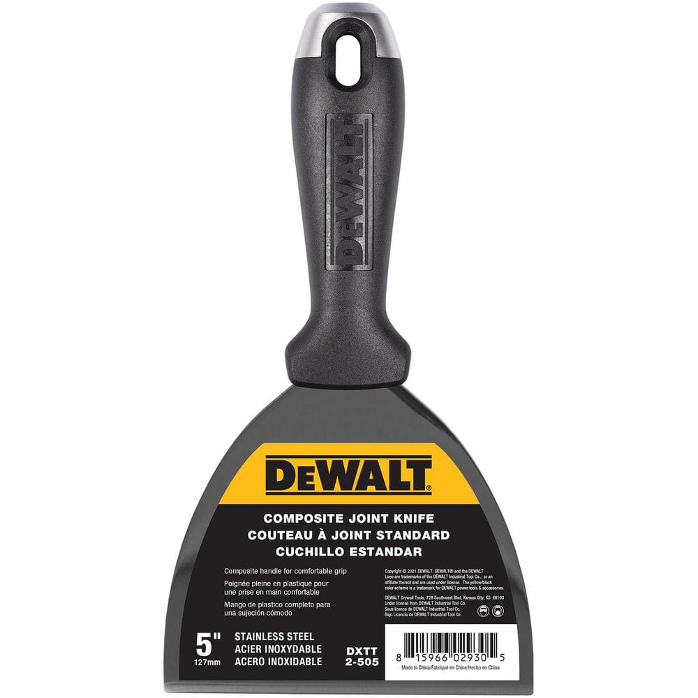 DEWALT DW 5 in. SS Joint Knife Composite Handle