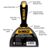 DEWALT Stainless Steel Joint Knife Set with 4, 5, 6 in. Blades and 9-in-1 Multi-Tool
