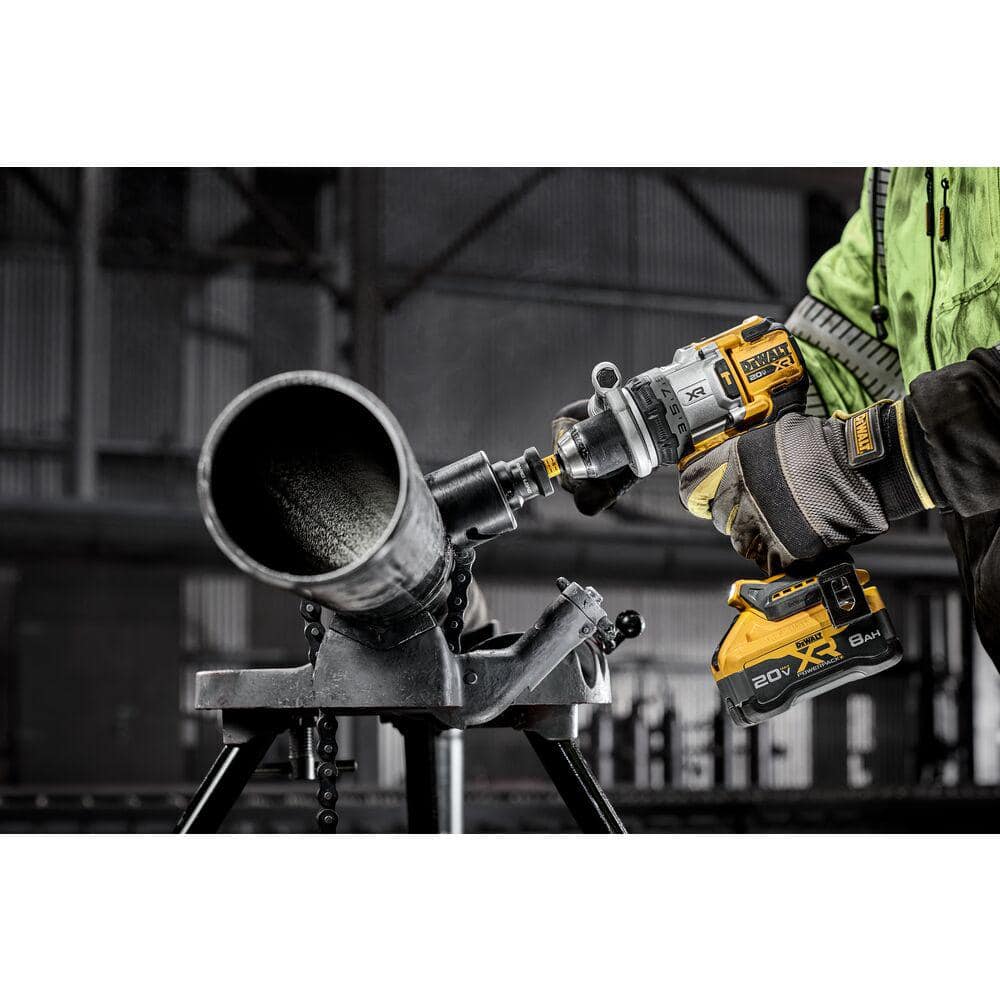 DEWALT 20V XR Lithium-Ion Cordless Hammer Drill Kit with 8.0 Ah Battery, Charger and Kit Bag