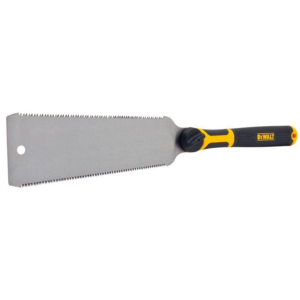 DEWALT 10.43 in. Double-Edge Pull Saw with Composite Handle, 14/7 TPI