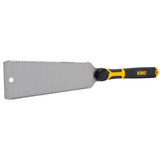 DEWALT 10.43 in. Double-Edge Pull Saw with Composite Handle, 14/7 TPI