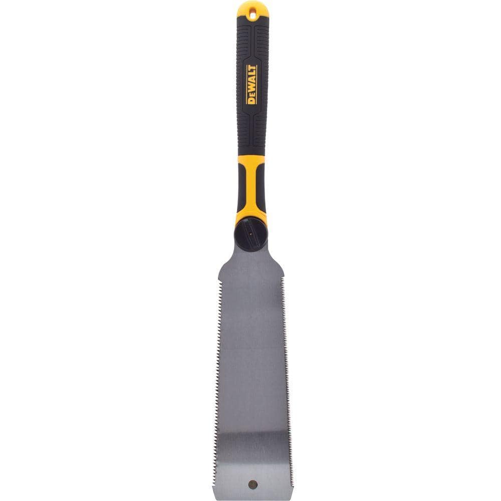 DEWALT 10.43 in. Double-Edge Pull Saw with Composite Handle, 14/7 TPI