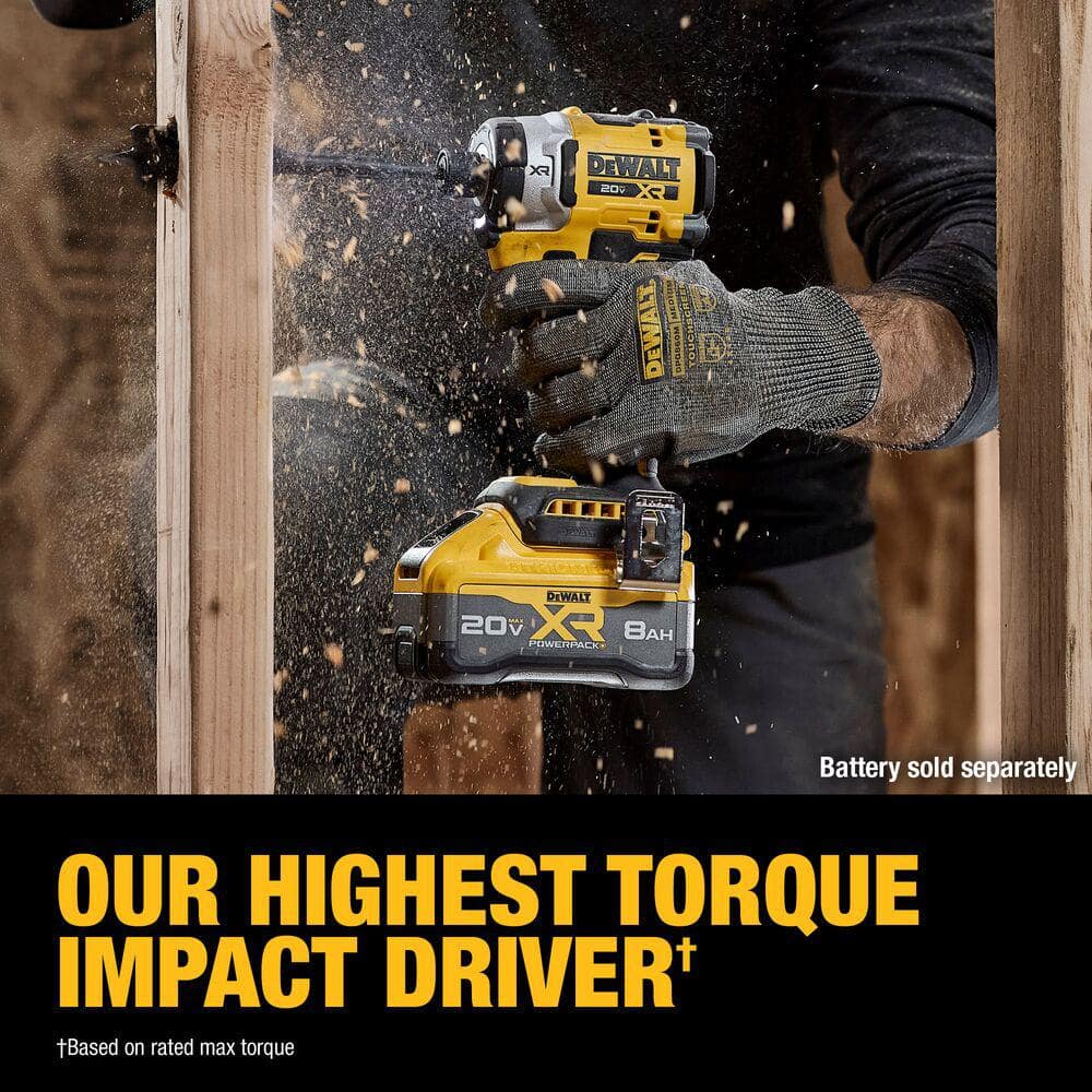 DEWALT 20V MAX XR Cordless Impact Driver (Tool Only)