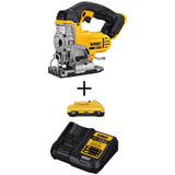 DEWALT 20V MAX Cordless Jig Saw Kit with Battery and Charger