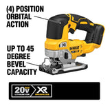 DEWALT 20V MAX XR Cordless Brushless Jigsaw and Router Combo (Tools Only)