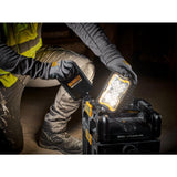 DEWALT Tough System 2.0 Flex Volt 20V/60V Lithium-Ion Cordless/Corded 4000 Lumen LED Adjustable Panel Work Light 8Ah Battery